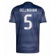 Maillot de foot Real Madrid Jude Bellingham #5 Extérieur vêtements 2025-26 Manches Courtes